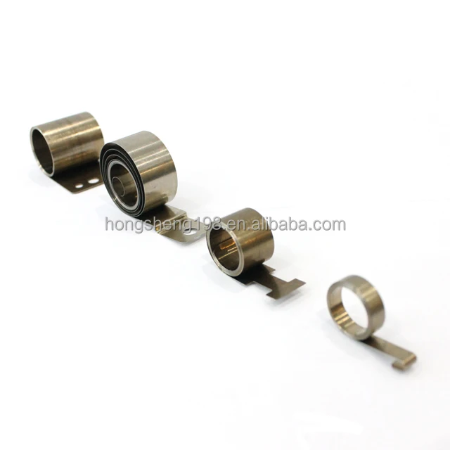 Customized loaded contact 301 stainless steel clip spiral metal coil flat springs