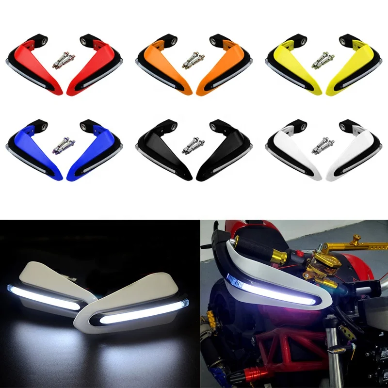 Motorcycle Hand GUARD Handle Grips Cover with Daytime Running LIGHT Modified for KTM DUKE Off-Road Dirt Bike Accessories