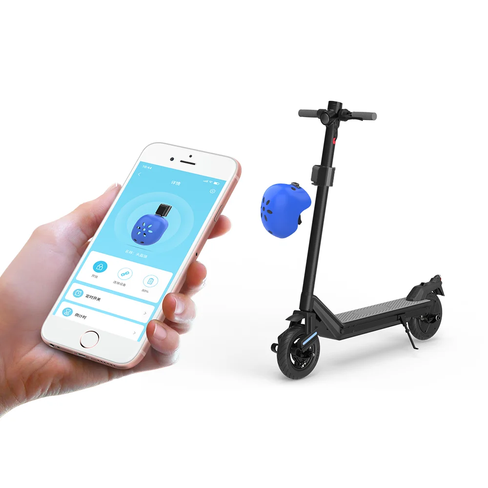 Omni New Safety Helmet Lock Mobile Phone Connection Helmet Lock Bike Attached