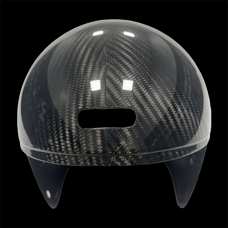 Customizable Lightweight Carbon Fiber Ski Helmet Adjustable Size with Football & Motocross & Flight Features