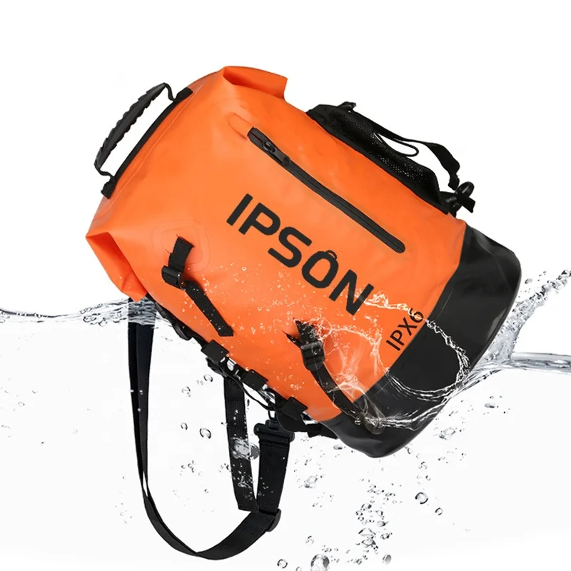 
Waterproof Roll Top Dry Bag Backpack Hiking Bag 