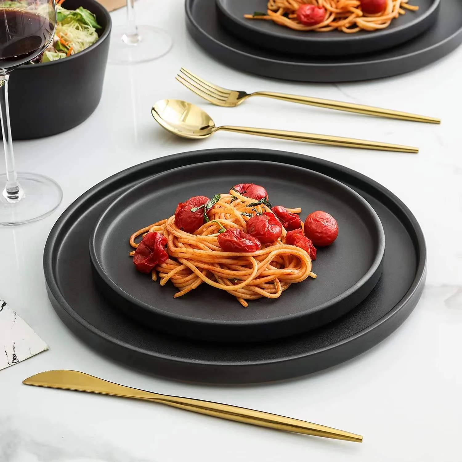 Ceramic dinner plates set price 2022 new style stoneware dinner sets restaurant crockery