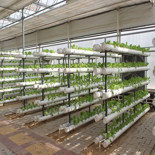 High quality hydrophonic growing systems hydroponics grow kit system greenhouse frame for vegetables