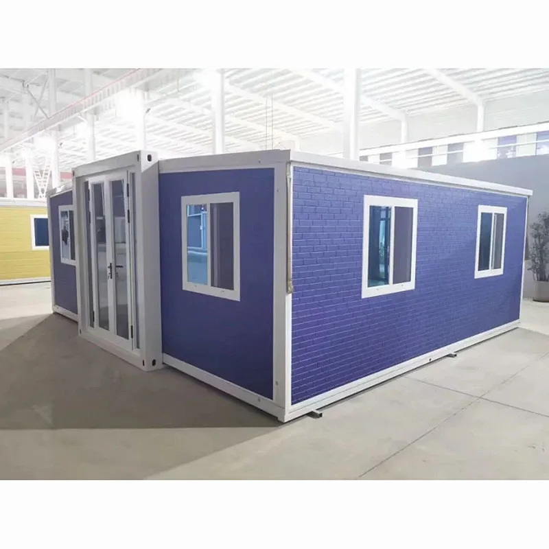 Customized Color Expandable Modular Home Prefab House 20ft 40ft container house with solar panels prefabricated homes Modular