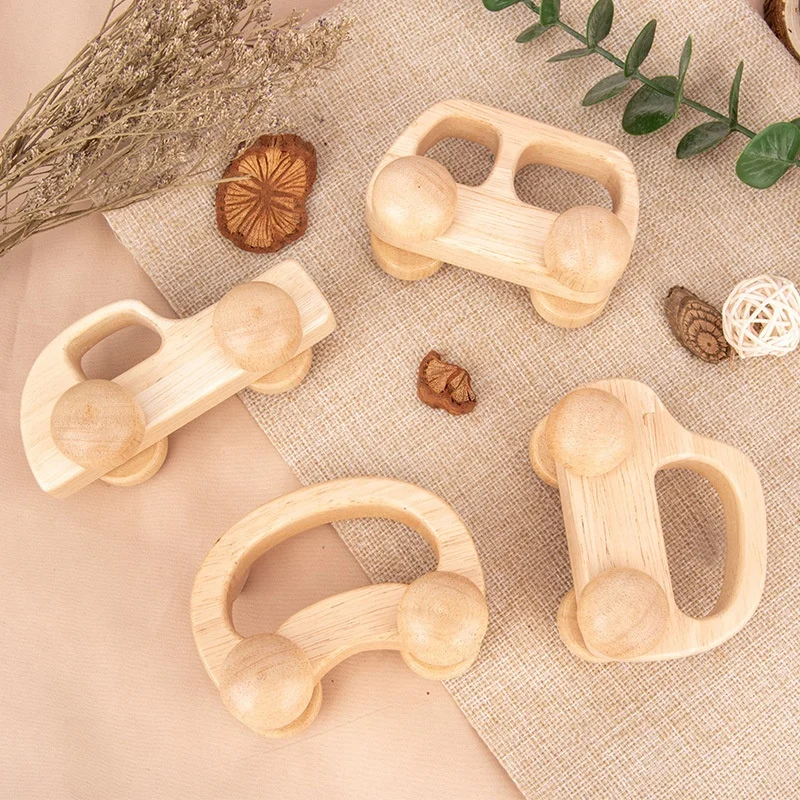 Baby wooden Toddler car Wooden Montessori toys Nursing toys Vehicles for Kids and Home Activities