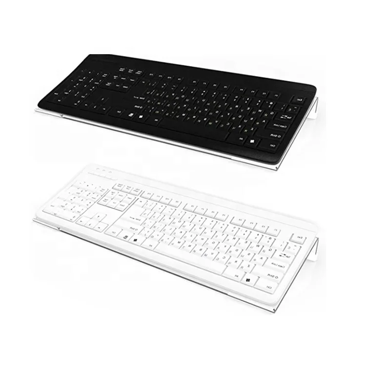 Ergonomic Acrylic Tilted Keyboard Stand Clear Keyboard Tray Non-Slip Silicone Case Easy Typing PC Computer Holder Display Racks