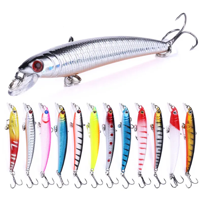 7.5CM-5.6G hengjia wholesale minnow fishing bait lure Hard Minnow Fishing Lures