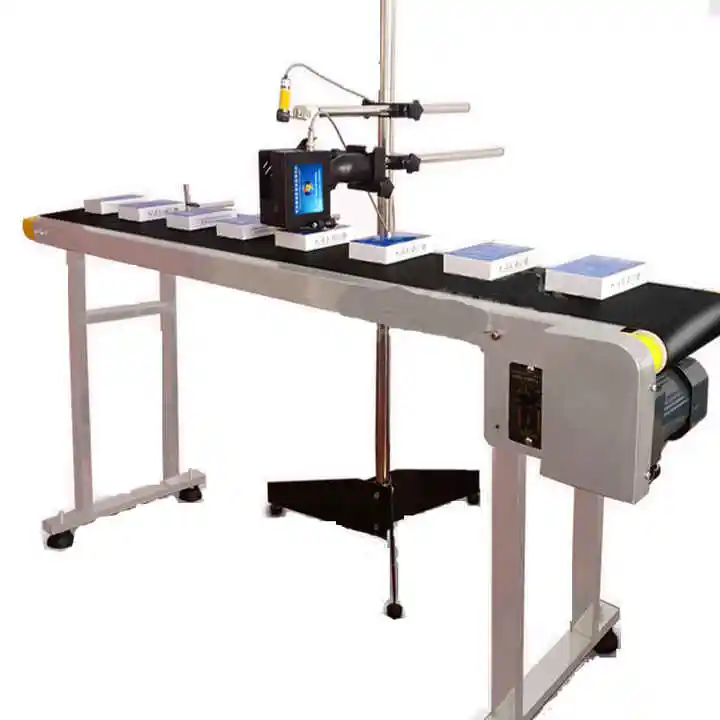 Automatic Inkjet Production Date Printer Conveyor Portable Fiber Laser assembly line coding machine  Barcode Printing Machine