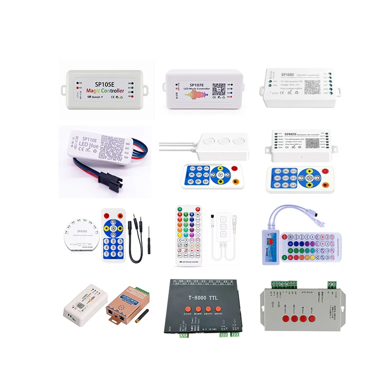 wholesale led pixel bluetooth /Wifi sp105e sp107e sp108e sp110e sp601e sp602e sp608e lc2000b lc1000a magic music controller