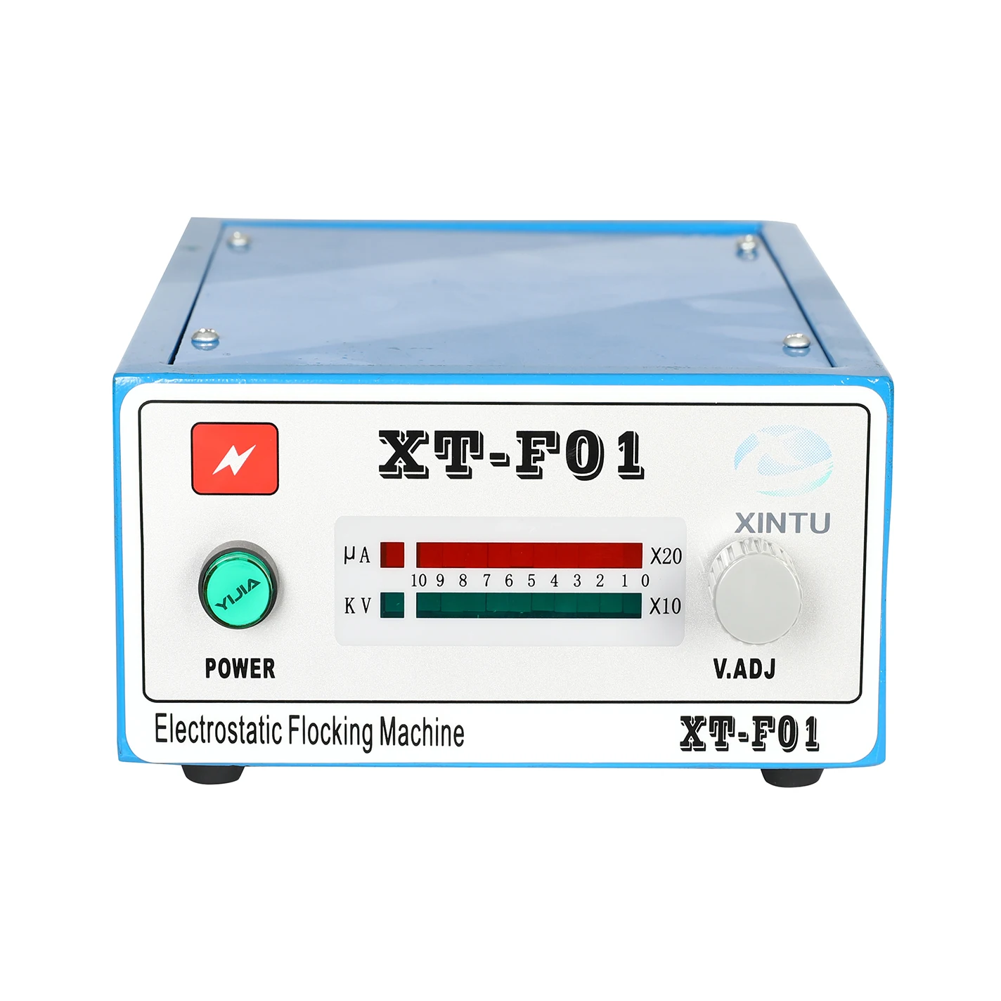 portable electrostatic flocking machine XT-F01 with flocking box