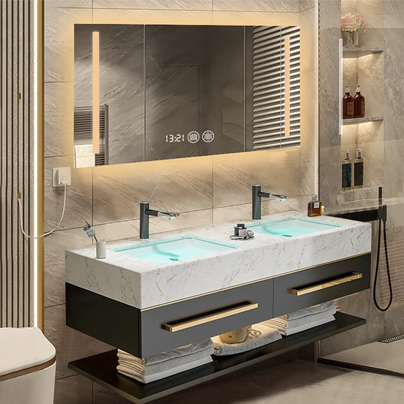 modern wall bathroom vanity cabinets with sink furniture supplier luxury single sink bath vanities set floating mirror vanity