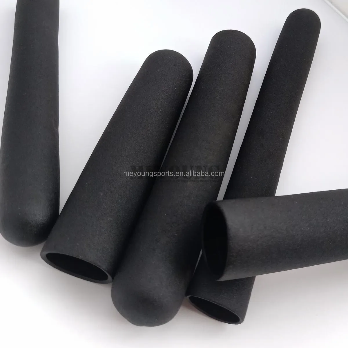 Soft PVC Closed End Rubber Grips Foam Handle Grips for 25mm Gym tube Exercise  Equipment Training