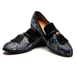 Мужские лоферы без шнуровки Tazewell с бахромой