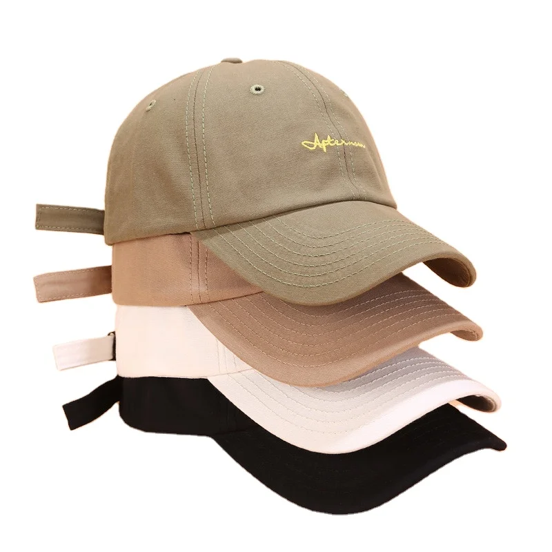 6 Panel Custom Logo Men Embroidered Baseball Hat, Cheap Baseball Cap Plain distressed dad  cap casquette