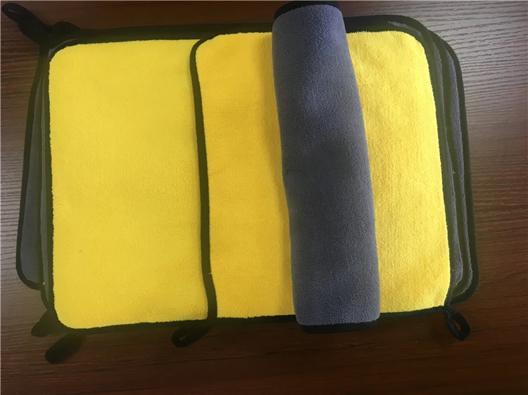 Microfiber towel set roll 40x40 microfiber cleaning cloth quick-drying towel for car wash