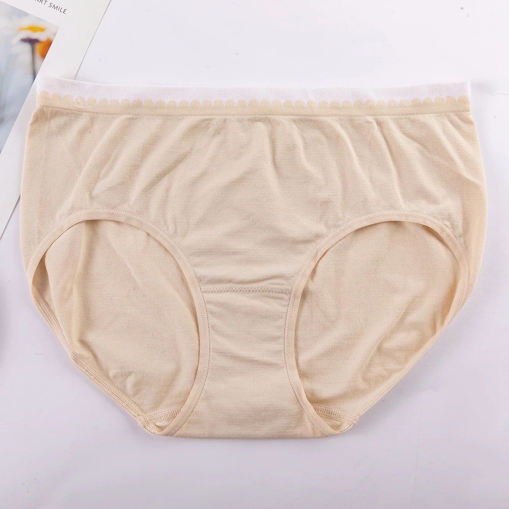 Fashionable striped design sporty girl seamless panties  plus size bikini seamless panties suitable for women