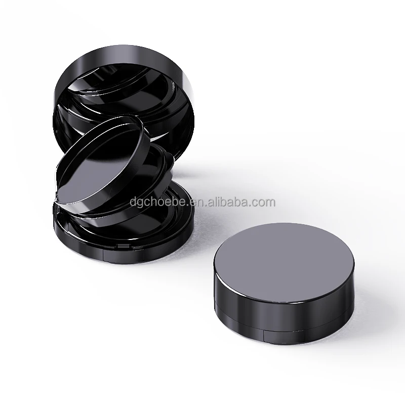 Cosmetic jar Empty Compact Powder Case Recyclable Face Powder Air Cushion BB CC Cream Packaging Stamping Embossing