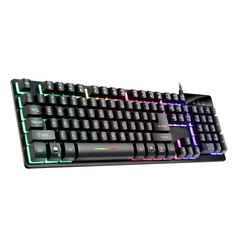Qiyu Ergonomic Designer Switchable Rgb Light Computer Mechanical Feeling Keyboard Gaming Accessories