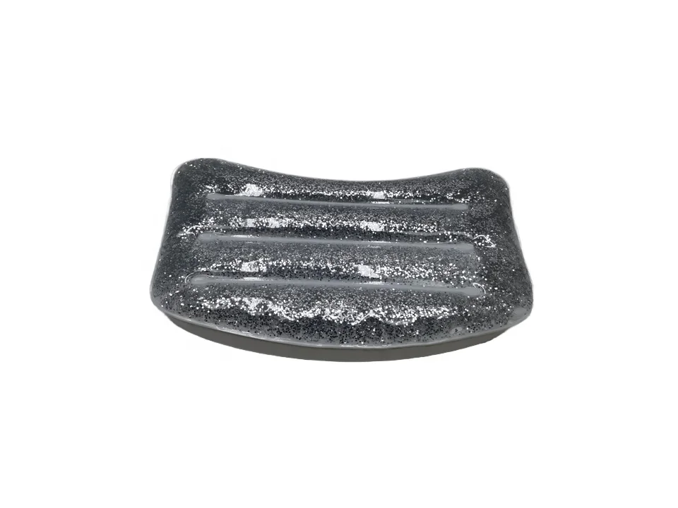 Spa Gel Bath Pillow with Suction Cups Neck and Back Support Spa Ice Pillow Customized LOGO OEM ODM PET Box/pe Bag or OEM Package