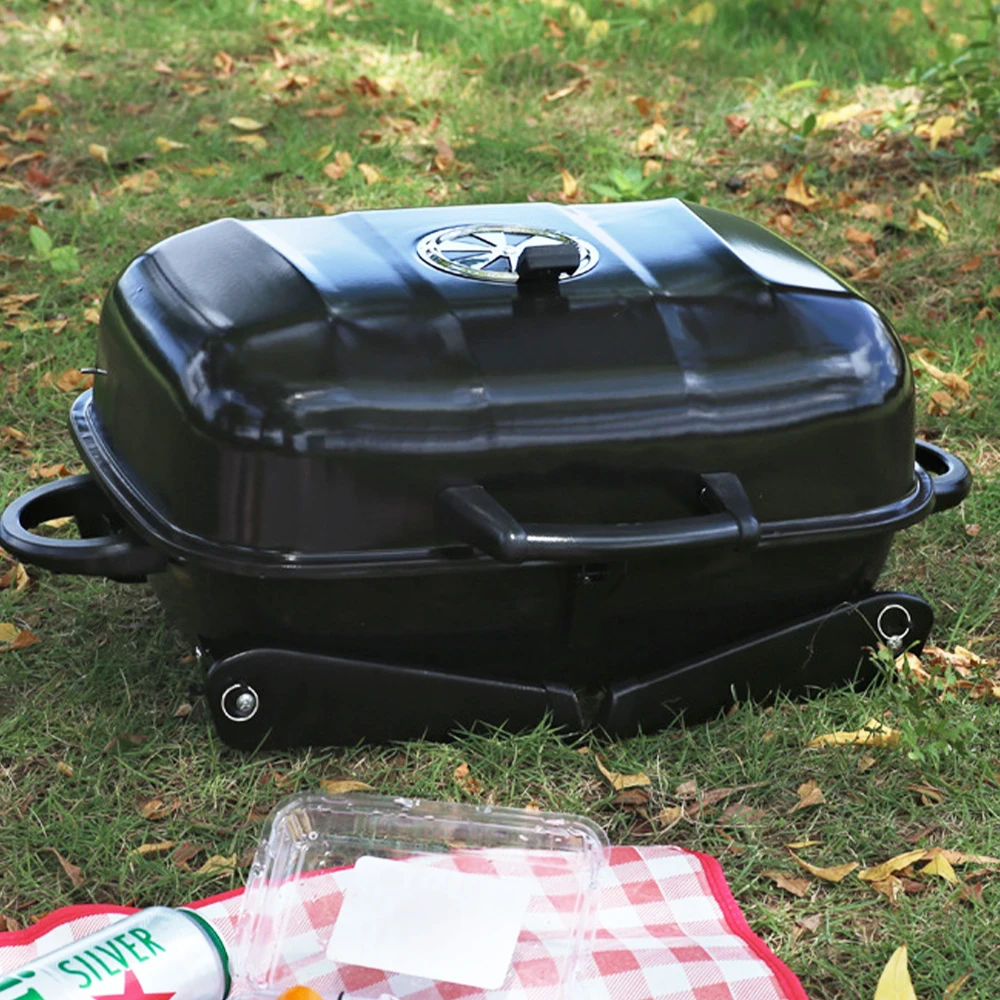 Mini Household Charcoal Grill Outdoor Bbq Folding Portable Disposable Grill Outdoor