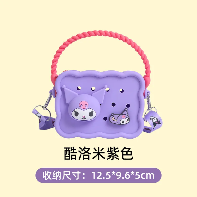 Wholesale Cute Animal Silicone Bag Messenger Bag Cartoon My Melody Children Coin Purse Small Silicone Kids Purses Handbags