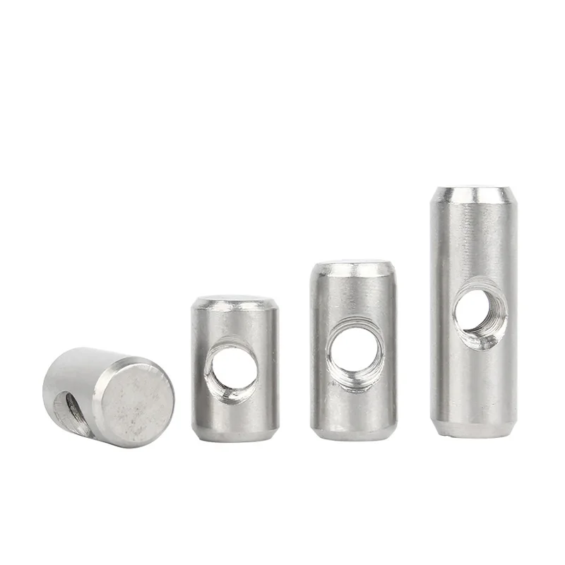 M4 M5 M8 M10 Stainless Steel Fasteners Cross Hole Barrel Bolts Hammer Nut For Furniture