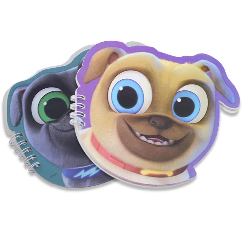 Cute Cartoon Dog Korean Mini Note Book, Hot Selling Elastic Kawaii Stationery soft Cover student Notebook