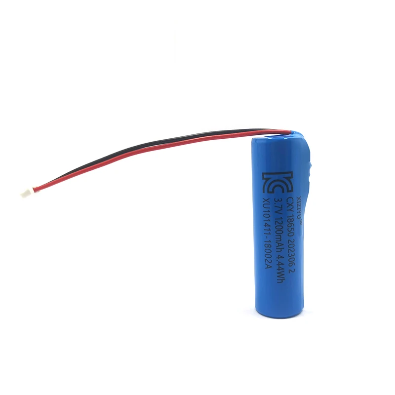 KC certification high Quality Rechargeable 18650 1200mAh 4.44Wh Lithium Ion battery