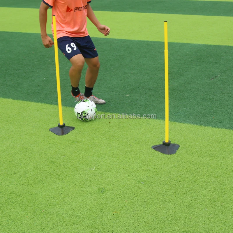 Football logo pole, basketball training obstacle  telescopic pole ABS winding pole crossbar