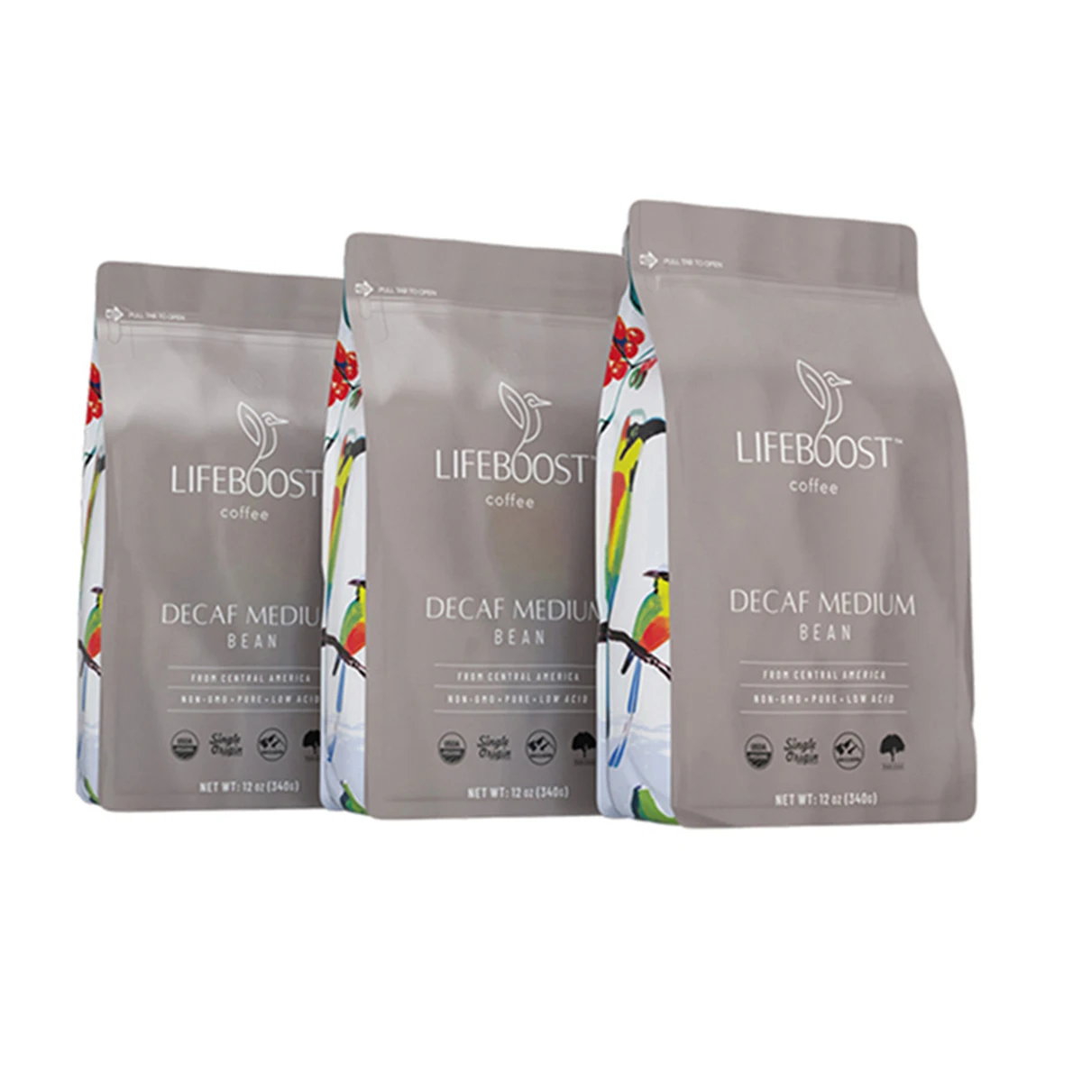 Decaf Medium Roast Organic Coffee Whole Beans for 3 bags wholesale green raw coffee bean specialty coffee beans roasted