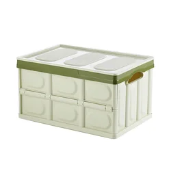 Folding Storage Boxes Camping Outdoor Wooden Cover Collapsible Car Clothes Foldable Plastic Other Organizer Bins & Storage Boxes