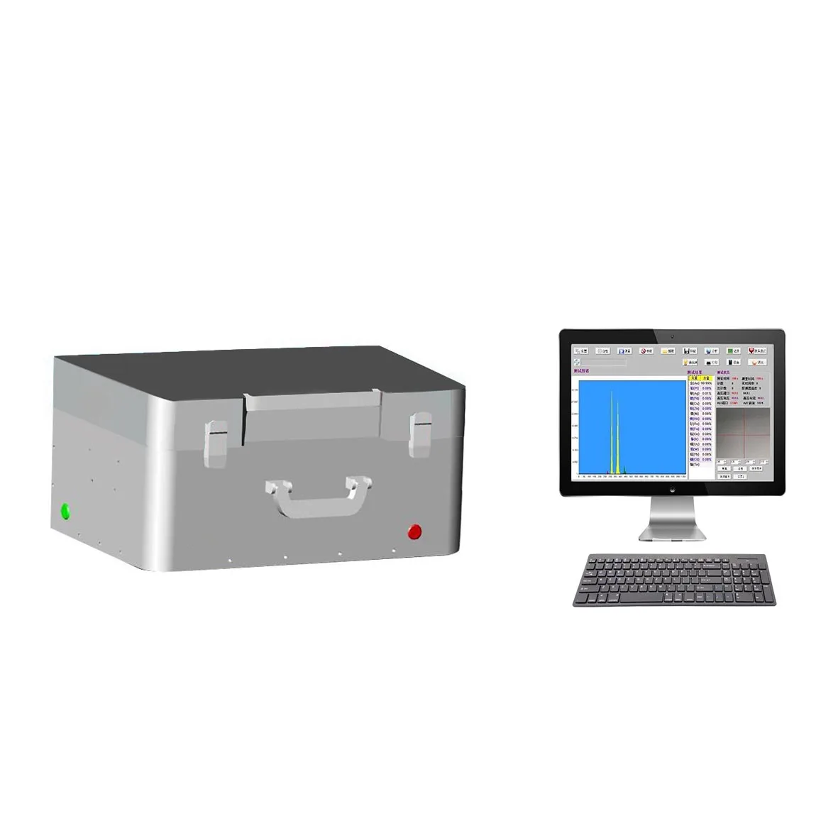 China cheapest digital  xrf x-ray gold tester for sale