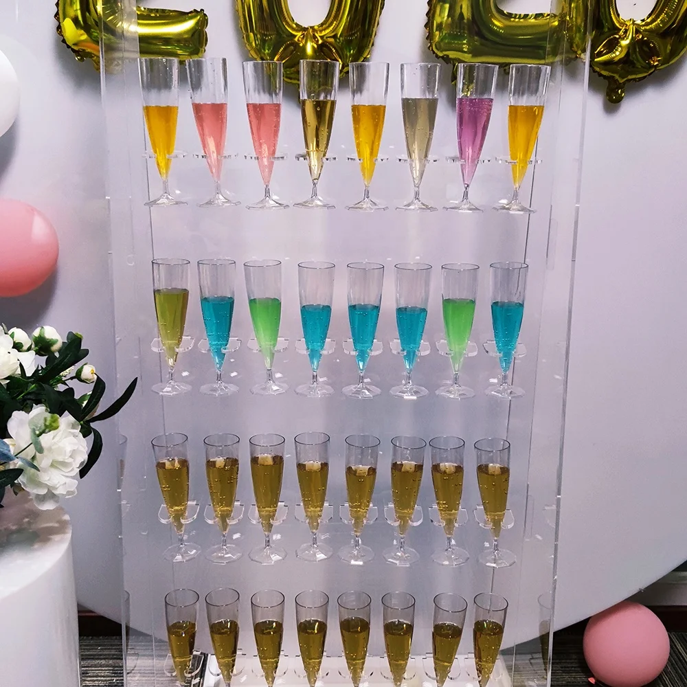 Акриловая стойка для шампанского витрина вина настенный пончик Prosecco свадьбы