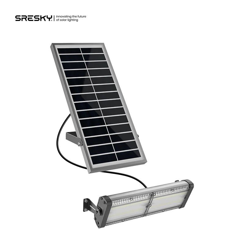 Sresky Solar flood lamp outdoor ip65 waterproof for billboard use with extension cable