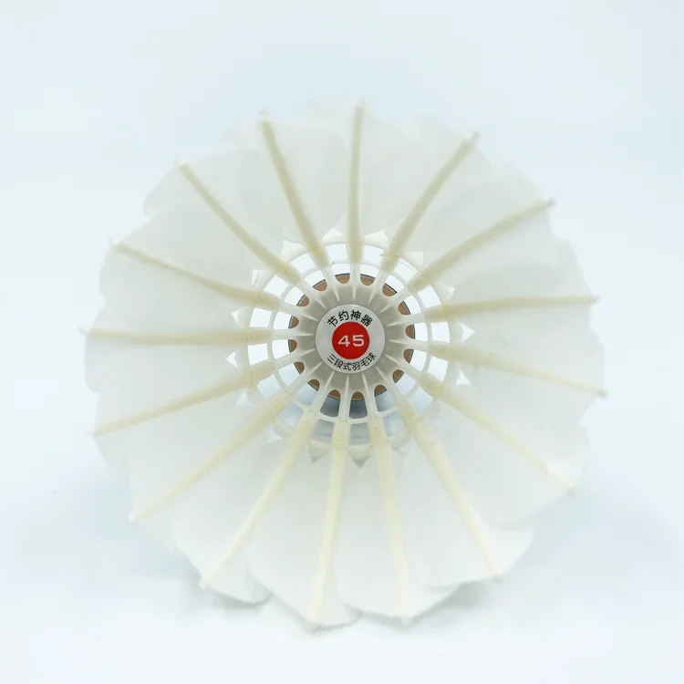 Most Durable Goose Feather Badminton Shuttlecock Hybrid Shuttlecocks D45 Dmantis Brand Factory Supplier