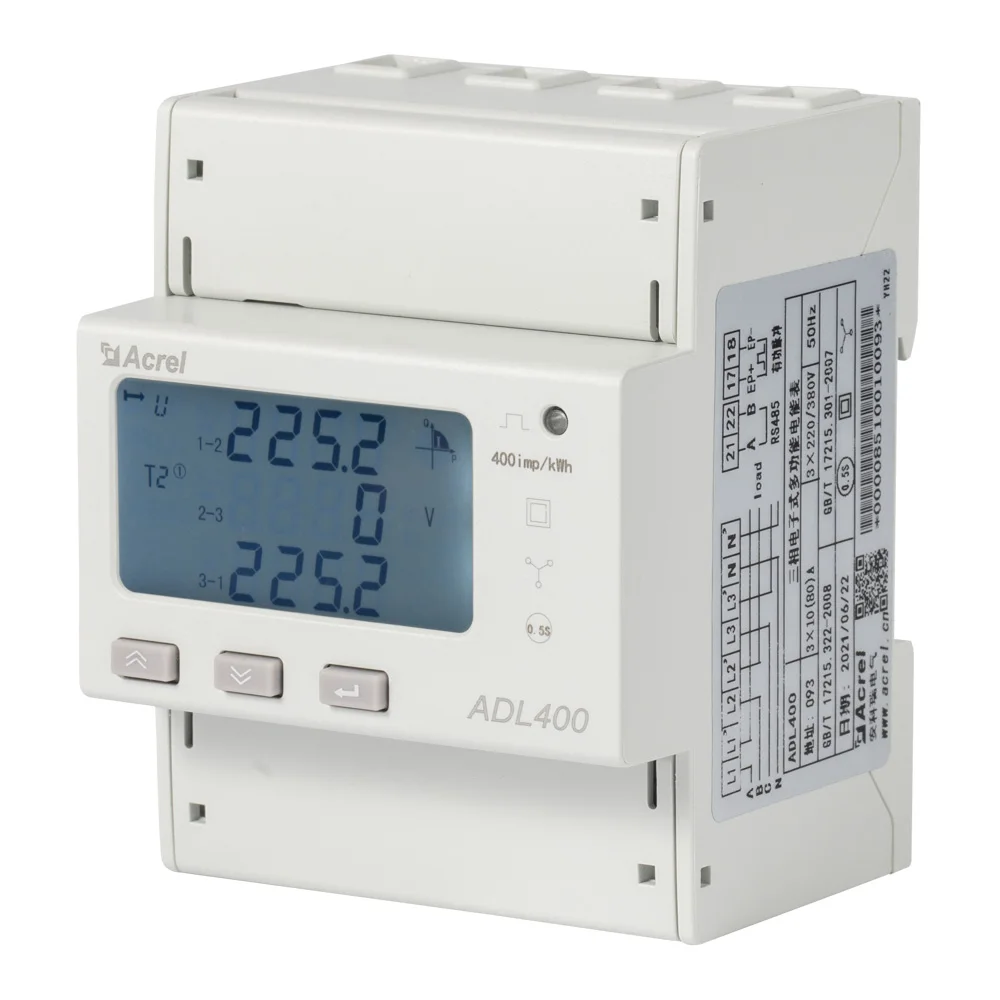 Acrel ADL400/C MID approved 3 phase  Din Rail Smart Energy Meter  kwh digital energy meter with RS485 Modbus for IOT System