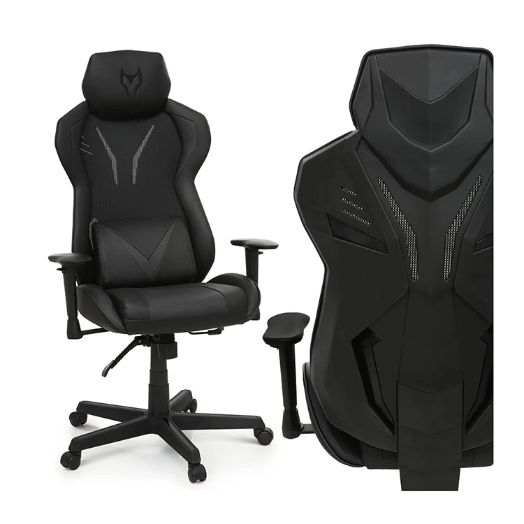 360 Degree Swivel PU Leather Home Office Ergonomic Reclining Purple Computer Chair Racing Style Gaming Chair for Computer Game