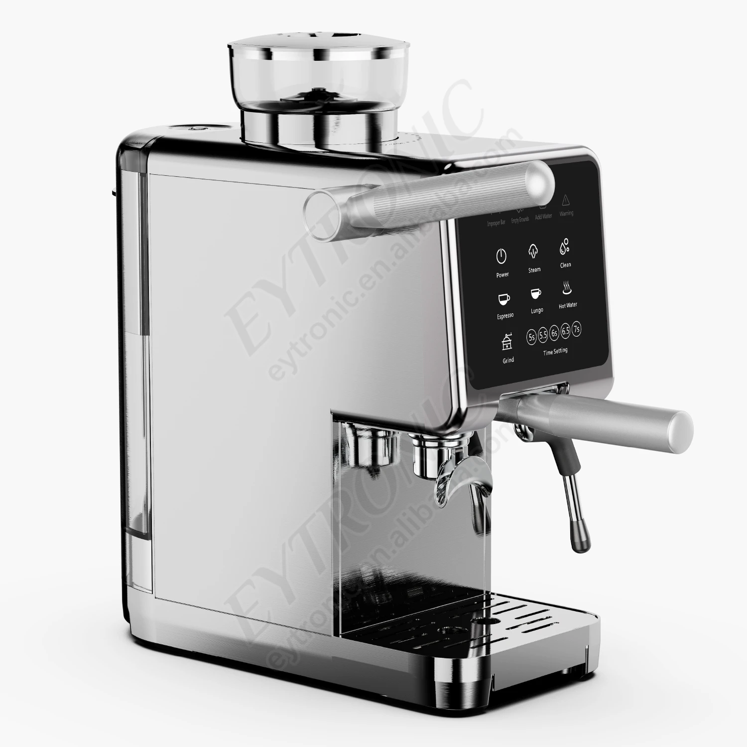 Hot Sale Multifunctional 3in1 Semi-Automatic Coffee Maker Electric 220v Espresso Coffee Machine With Grinder For Home