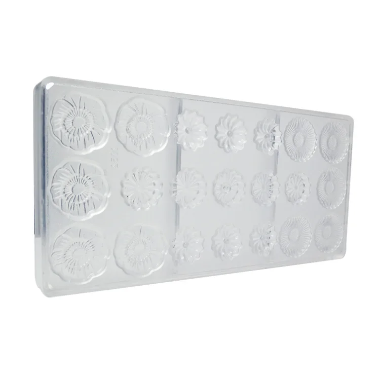 Customized Round Shape Hard Material Polycarbonate DIY PS Custom Chocolate Mold