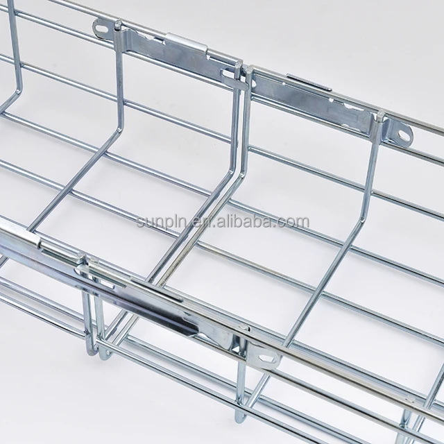 4mm 5mm 6mm china 300 mm IDC Steel Basket Grid cable tray manufacturer