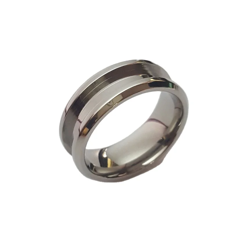 Factory Cheap wholesale blank ring for inlay stainless steel