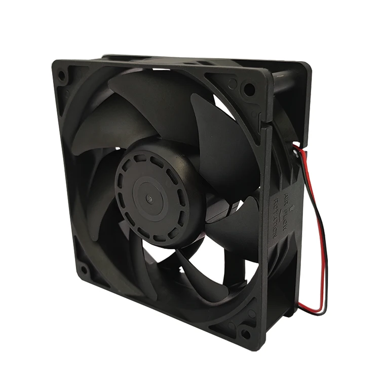 120 мм бесщеточный мотор вентиляция воздуха компьютерный шкаф промышленный вентилятор постоянного тока 12 В осевые вентиляторы