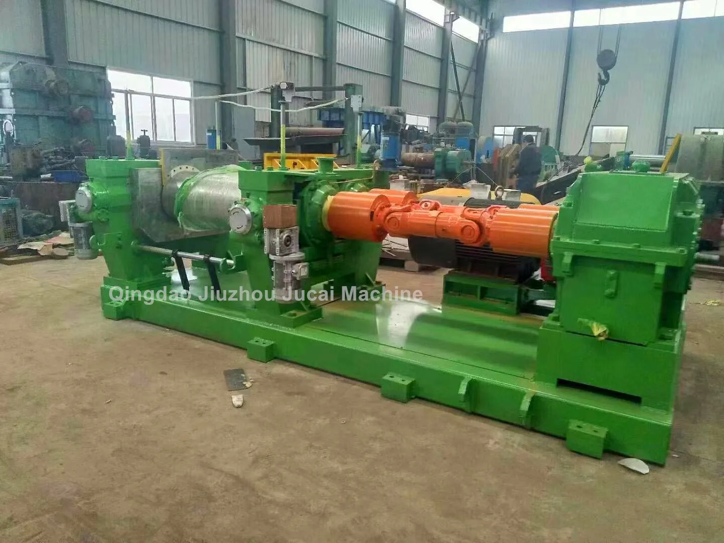 Compact Open Rubber Mixing Mill/two Roller Rubber Silicone Sheeting Mixing Mill