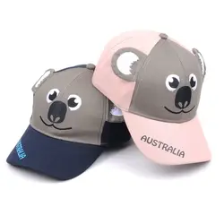 OEM wholesale  Cute Children Baseball hat gorras Custom logo  Imitate Animal baseball caps for kids