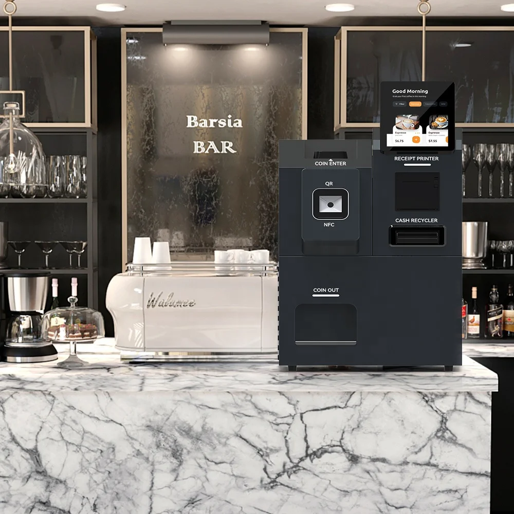 Public Utility Bill Payment Payment Kiosk Cash Acceptor