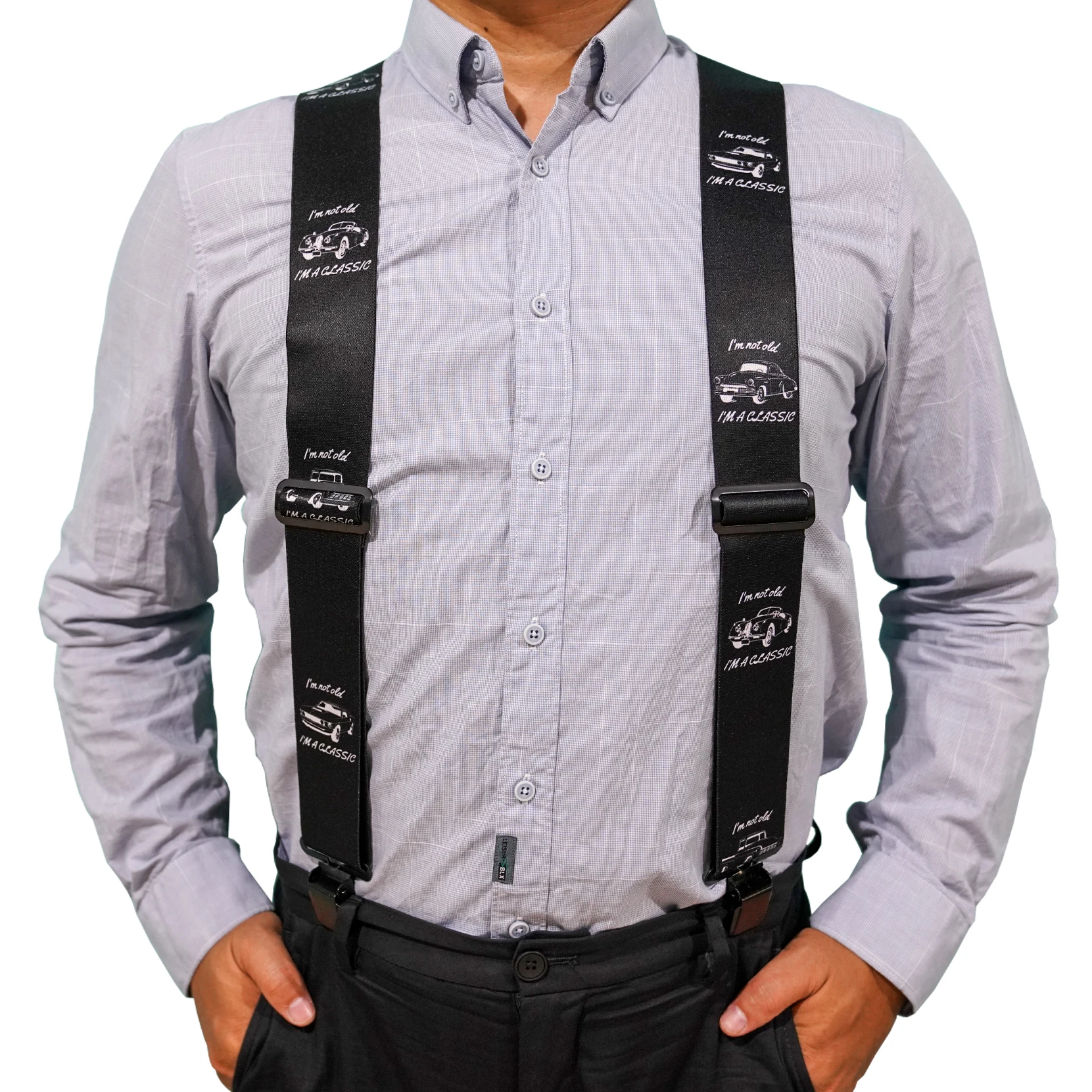Heavy Duty New Arrival Unisex 2 Inches Wide mens suspenders for pants Heavy Duty Clips Adjustable Suspenders