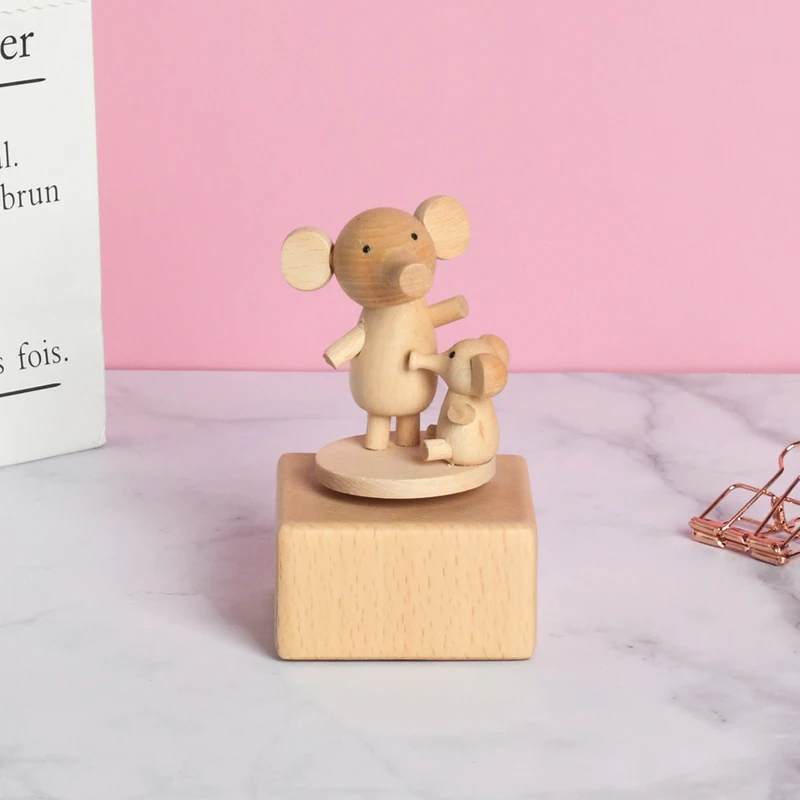 Tune Melody Merry Wooden Custom Toy Music Boxes wholesale for kids