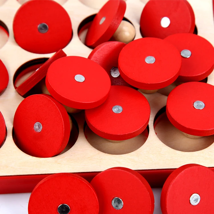 New Released Portable Diy Mathematic Memory  chess Game Toys set baby  brain Development Wooden Toys