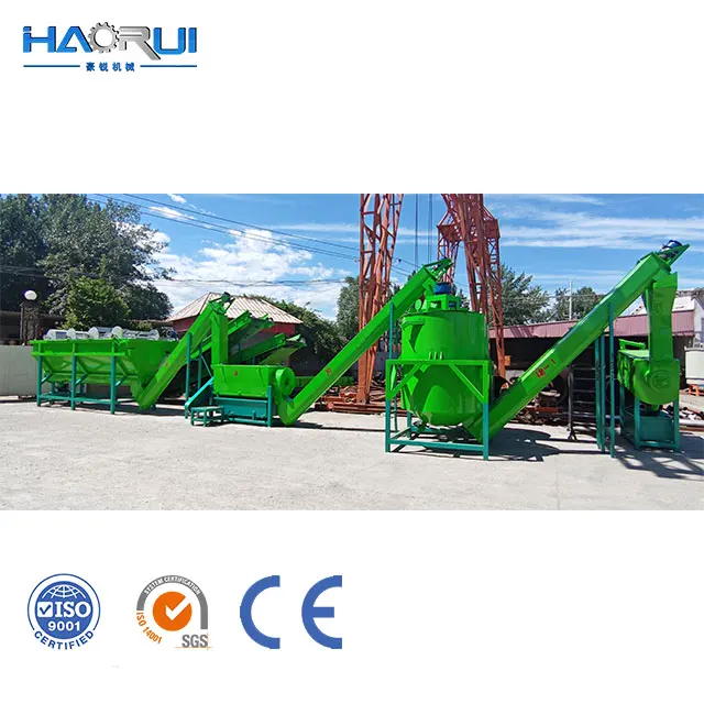 1500kg/Hour Fully Automatic PET Bottle Recycling Line New Used Machine Label Remover Plastic Pump Hot Washing Tank PP PVC PE
