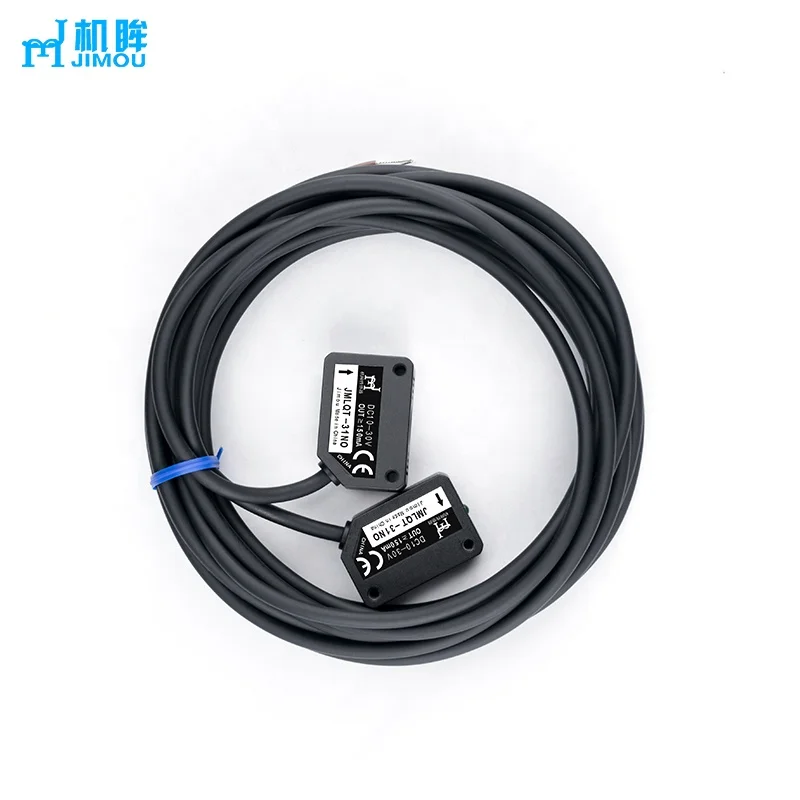 JIMOU  high quality square laser sensor through beam mode red light sensor